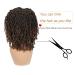 FAVE Short Braided Wig | Dreadlock Wigs for Black Women | Faux Locs Wig with Brown Highlights | Afro Braids Wig | Low Temperature Synthetic Hair (Ombre Brown) - Buy Online on GoSupps.com