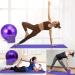 AJIEVWU 11-Piece Yoga Beginners Kit - Yoga Blocks, Strap, Ball, Mat with Carry Strap, Net Bag - Purple Yoga Set for Women Men - Buy Online on GoSupps.com