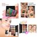 All-in-One Make-Up Case & Set for Girls | 39-Piece Cosmetics Palette Eyeshadow Lipstick & Blush Gift Kit - Buy Online on GoSupps.com