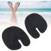 Buy Black Leather Flip Flops Forefoot Pad - Self Adhesive Comfort Toe Separator for Sandals & Slippers - Prevent Abrasion & Enhance Foot Support - Buy Online on GoSupps.com