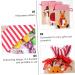 KOMBIUDA Party Snack Pouch 3 Pcs Christmas Storage Bag Candy Bags Holiday Treats Pouch Christmas Drawstring Bag Christmas Bag 30X18CM Assorted Color - Buy Online on GoSupps.com