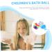 Housoutil 4 Pcs Baby Loofah - Soft Exfoliating Bath Sponge Set for Shower & Bathing | Gentle Baby Body Scrubber & Facial Sponge - Buy Online on GoSupps.com