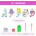 Nardoll Arts and Crafts for Kids - Gem Keychain 5D Diamond Painting Kit - Creative DIY Activity for Ages 3-12 - Unicorn & Mermaid Design - Buy Online on GoSupps.com
