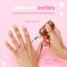 Mihenna Henna Applicator Bottle | 2 Pack with 16 Tips | 30 ml for Henna Tattoo Cone Kits | Soft Squeeze Art Craft Dispenser - Buy Online on GoSupps.com