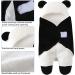 Hooded Swaddle Blanket for Newborn Baby Boys and Girls - Yinuoday Fleece Sleeping Bag in Black - Buy Online on GoSupps.com