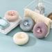 Bath Shower Loofah Sponge - Exfoliating Spa Pouf Shower Scrubber for Deep Cleaning - Purple - Buy Online on GoSupps.com