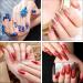 100 Pieces Clear False Nails | Artificial Fingernails Tips with Glue & Cuticle Pusher - Perfect for Women & Girls 10 Sizes Available - Buy Online on GoSupps.com