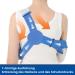 Willcom Arm Loop for Shoulder Injuries & Rotator Cuff Support | Breathable Immobilizer with Waist Belt - Right Arm - Buy Online on GoSupps.com