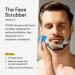 Silicone Face Scrubber Facial Cleansing Brush Silicone Face Wash Brush Manual Waterproof Cleansing Skin Care Face Brushes for Cleansing and Exfoliating (Blue) - Buy Online on GoSupps.com