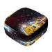 Menstrual Bag with Zipper Ladies Napkin Bag Tampons Collector Bags for Women and Girls (Guitar Music)