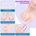DYKOOK Hammer Toe Straightener Set - 6 PCS Toe Corrector Gels for Crooked Toes | 3 Loop Design for Joint Realignment | Gel Splints for Cushion Support - Buy Online on GoSupps.com