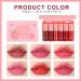 6 Colors Peach Lip Tint Set - Korean Waterproof Lip Stain & Gloss for Lips & Cheeks | Long Lasting High Pigment Makeup - Buy Online on GoSupps.com