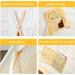 Large Pet Teepee Tent with Mat for Dogs & Cats | Portable Indoor/Outdoor Dog House - White Stripe Design - Buy Online on GoSupps.com