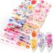 Colorful Flower Nail Foils - Nail Art Glue Transfer Decals for Acrylic Nails - 10 Sheets - Buy Online on GoSupps.com