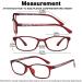 EYEURL Blue Light Blocking Glasses for Women - 2 Pairs Anti-Blue Glare Computer Eyeglasses Red+Purple - Lightweight & Quality Design - Buy Online on GoSupps.com