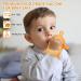 Nano Brown Silicone Teething Toy for 6+ Months | Never Drop Baby Chew & Sucking Needs | Hand Pacifier & Car Seat Toy for Breastfeeding Infants - Buy Online on GoSupps.com