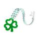 Clover Child Irish Baby Teething Toy - Soft BPA Free Silicone Teether & Pacifier Clip - Buy Online on GoSupps.com
