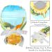 Glowing Butterfly Scrub Caps Hats - 2PCS Women's Bouffant Working Hat with Ponytail Holder | Pattern 06 - Buy Online on GoSupps.com
