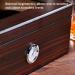 Cigar Humidor Case with Hygrometer Humidifier for 50 Cigars Handmade Cedar Wood Cigar Box Portable Travel Cigar Case for Men - Buy Online on GoSupps.com