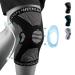 NEENCA Professional Plus Size Knee Brace, Knee Compression Sleeve for Larger Legs and Bigger Thighs, Medical Knee Support for Knee Pain Relief, Injury Recovery, Sports Protection, Single 4XL Black 4XL