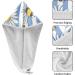 Super Absorbent Daisy Bees Hair Towel 2 Pack | Quick Dry Hair Turbans for Women & Girls - Buy Online on GoSupps.com