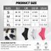 4 Pairs Neuropathy Socks Compression Socks for Women & Men Ankle Support Brace Plantar Fasciitis Socks for Sprained Ankle Pain Relief 5-7.5 Black - Buy Online on GoSupps.com