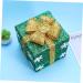 Cabilock Box Shop Decoration Decorative Wall Basket Showcase Adornment Christmas Bag Green 15.00X15.00X15.00CM - Buy Online on GoSupps.com