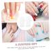 minkissy 10 Pairs UV manicure gloves hand cover nail art protective gloves UV fingerless gloves for women Accessories pattern manicure polyester gloves Nail supplies - Buy Online on GoSupps.com