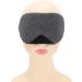 Adjustable Cotton Eye Cover for Sleeping | Light Blocking Eyeshade | Comfortable Travel Eye Mask (Black - Buy Online on GoSupps.com