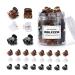 48pcs Mini Hair Claw Clips for Women Girls  Small Tiny Hair Clips Claws Little Plastic Jaw Clamps Clips with Transparent Box (Black/Brown/Clear)