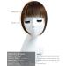 YAMEL Chocolate Brown Clip-in Human Hair Bangs Extension for Women - Buy Online on GoSupps.com