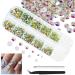 4200Stk from colorful street nail gemstones round flatback stones assorted SS6-SS20 to K9 glass from colorful nail crystals jeweles nail art nail charms for nail eyes face make-up craft diy 1hrz-ab