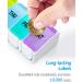 ZIKEE Arthritis-Friendly Weekly Pill Organizer with Spring Loaded Design - 7 Day Portable Pill Box Case - Large Compartment for 9 Fish Oils - BPA-Free Container for Medications and Supplements - Buy Online on GoSupps.com