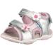 Geox Girl's B Sandal Agasim 7.5 UK Silver Pink