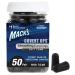 Mack's Covert Ops Soft Foam Shooting Ear Plugs, 50 Pair - 32 dB High NRR - Comfortable Earplugs for Hunting, Tactical, Target, Skeet and Trap Shooting 50 Pair (Pack of 1)