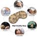 Leopard Skin Sleep Mask - Adjustable Blindfold for Men and Women | Blocks Light for Night Travel and Nap - Buy Online on GoSupps.com