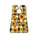Buffalo Plaid Sunflower Beard Bib Class Grid Flower Beard Hair Catcher Non Stick Grooming Cloth for Shaving and Trimming Gifts for Men