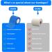Newoutset 8 Roles Self-Adhering Cohesive Bandage - 5cm x 4.5m Elastic Adhesive Wrap for Sports Pets & Veterinary Use - Multicolored - Buy Online on GoSupps.com