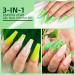 Morovan Gel Liner Nail Polish Set - 6 Colors Painted Gel Nail Polish Kit for Manicure - Green Gel Liner Nail Art Polish Set for Home and Salon - All Season Nail Art Kit - Buy Online on GoSupps.com