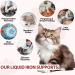 Iron Supplements for Cats 60ML Liquid Iron with Folate and B12 Supports Anemia Low Enery Levels and Lethargy Promotes Red Blood Cell Formation and Blood Health - Buy Online on GoSupps.com