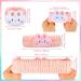 Yuxung 10 Pcs Cute Spa Headband and Wristband Set - Skincare and Makeup Headbands for Girls - Buy Online on GoSupps.com