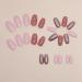 Buy Mrcuvaryas 24-Piece Medium Pink Ballerina Glitter Angular French Press-On Nails | Acrylic Full Cover Nail Art for Women & Girls | Easy Stick-On with Nail Glue Stickers - Buy Online on GoSupps.com