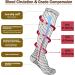 Shenxiaoming Oversize Calf Compression Stockings - Comfortable Knee-High Support for Nurses Seniors & Travel - Buy Online on GoSupps.com