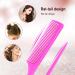 3 Piece Plastic Rat Tail Teasing Comb Set | 9 Inch Styling Comb for Men, Women, Girls | Salon & Home Hair Supplies - Buy Online on GoSupps.com