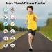 Hofit Kids Fitness Tracker Watch - Pedometer Heart Rate Monitor & Sleep Tracker IP68 Waterproof 2 Bracelets Ideal Gift for Boys & Girls - Black - Buy Online on GoSupps.com