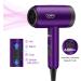 Portable Lightweight Ionic Hair Dryer with Diffuser - Fast Drying for Curly/Wavy/Straight Hair - Ideal for Women/Girls - Purple - Buy Online on GoSupps.com