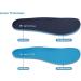Replacement Insoles for WHITIN Barefoot Shoes - Size 44 Blue (2 Pairs/Set) | International Shipping Available - Buy Online on GoSupps.com