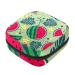 Menstruation pad bag with zipper women's napkin bag tampons collective bags for women and girls (mature watermelon leaves and flowers)
