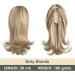 Dirty Blonde Curly Ponytail Extension - 12 Inch Synthetic Hair Extension for Women and Girls - Buy Online on GoSupps.com