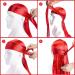 8Pcs Silky Durag Set for Men and Women - Long Tail, Wide Straps, Satin Material - Perfect for Hair Waves and Headwraps - Buy Online on GoSupps.com